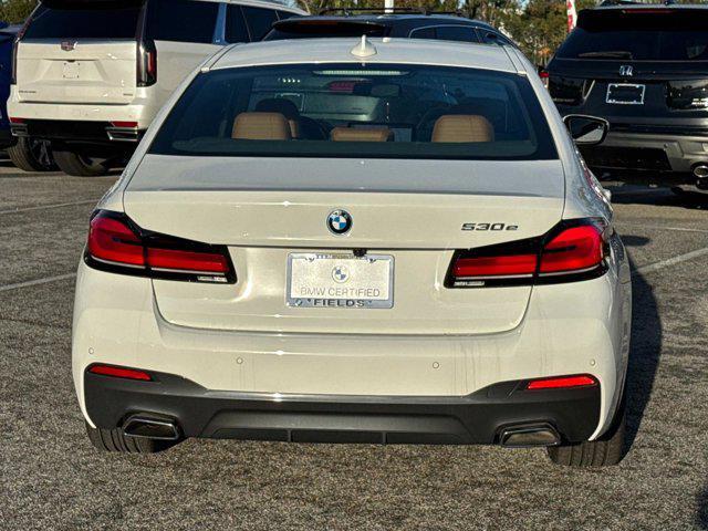 used 2023 BMW 530e car, priced at $44,973