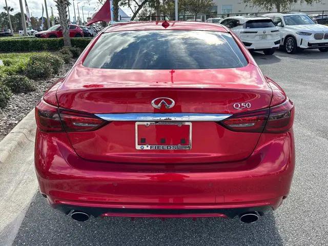 used 2022 INFINITI Q50 car, priced at $29,493