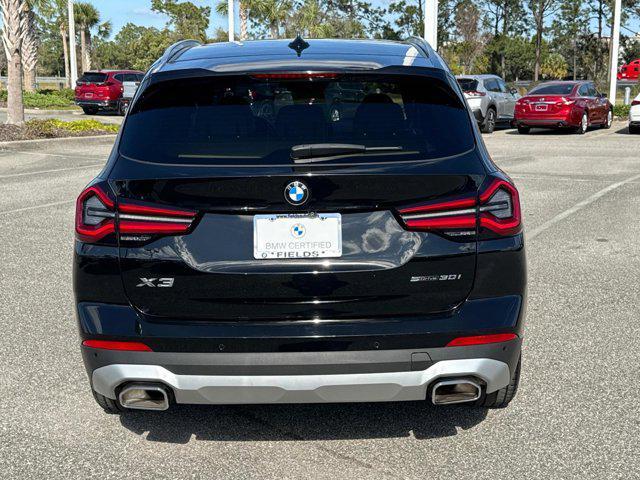 used 2022 BMW X3 car, priced at $36,741