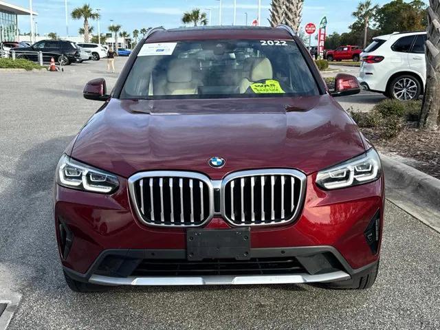 used 2022 BMW X3 car, priced at $37,743