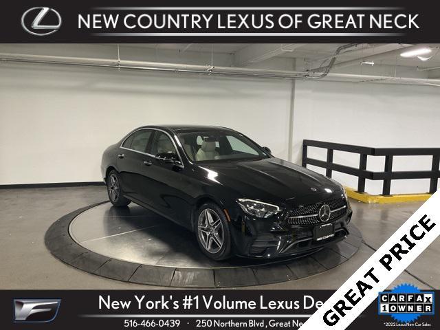 used 2021 Mercedes-Benz E-Class car, priced at $39,998