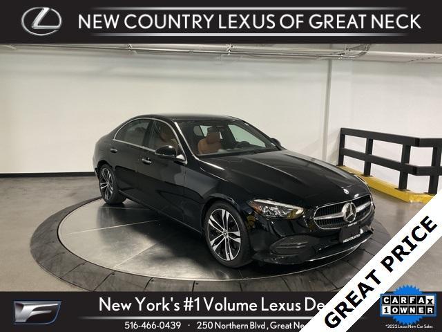 used 2022 Mercedes-Benz C-Class car, priced at $37,998