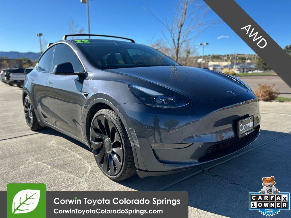 used 2022 Tesla Model Y car, priced at $28,500