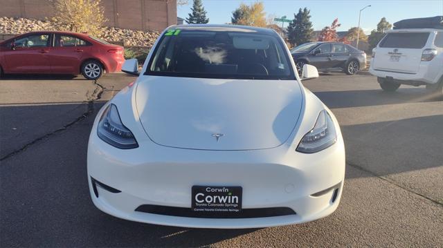 used 2021 Tesla Model Y car, priced at $27,000