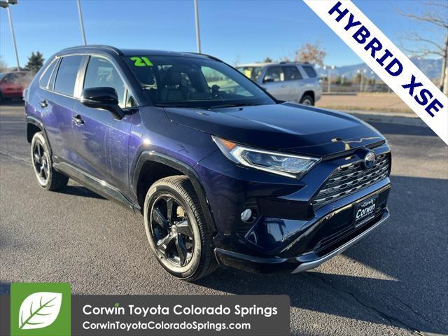 used 2021 Toyota RAV4 Hybrid car, priced at $31,000