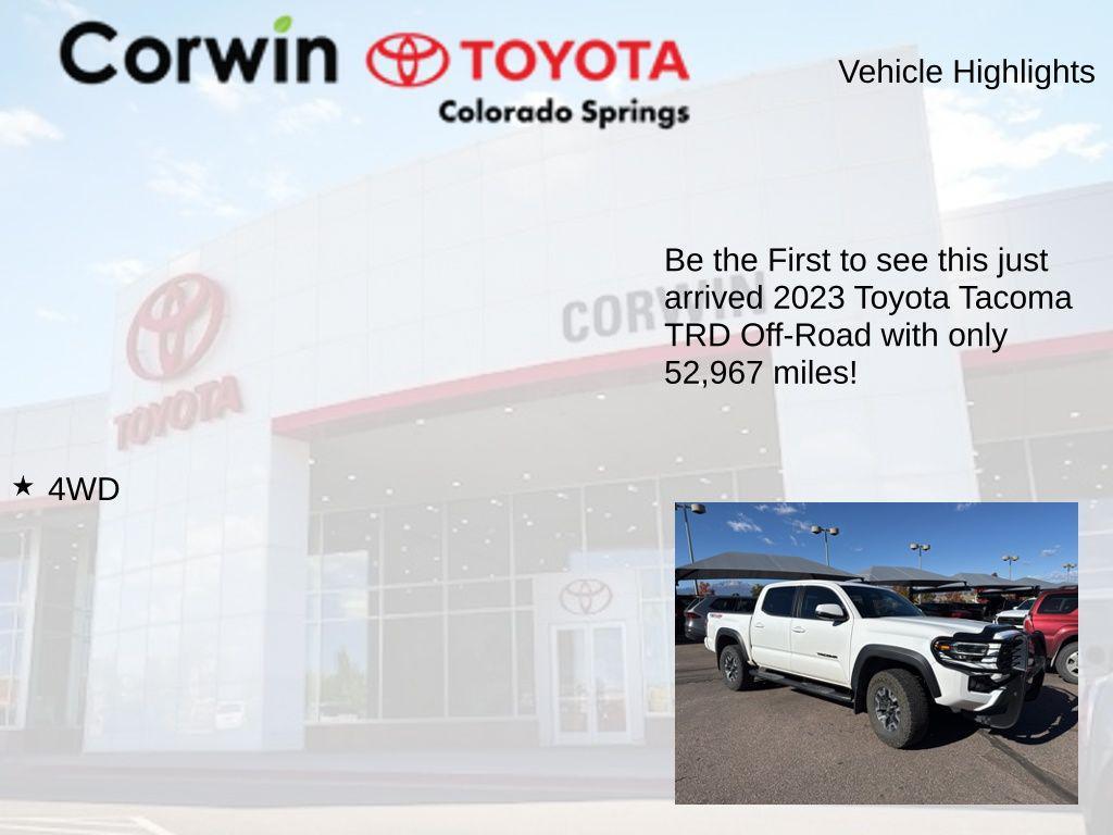used 2023 Toyota Tacoma car, priced at $37,950
