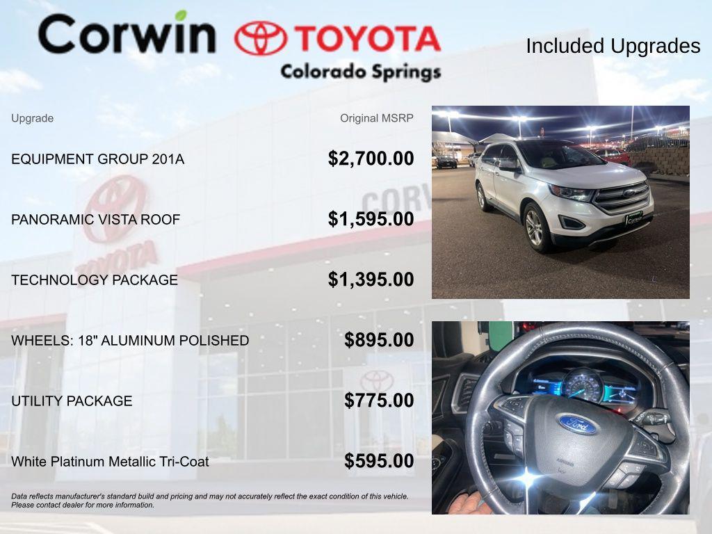 used 2015 Ford Edge car, priced at $8,000