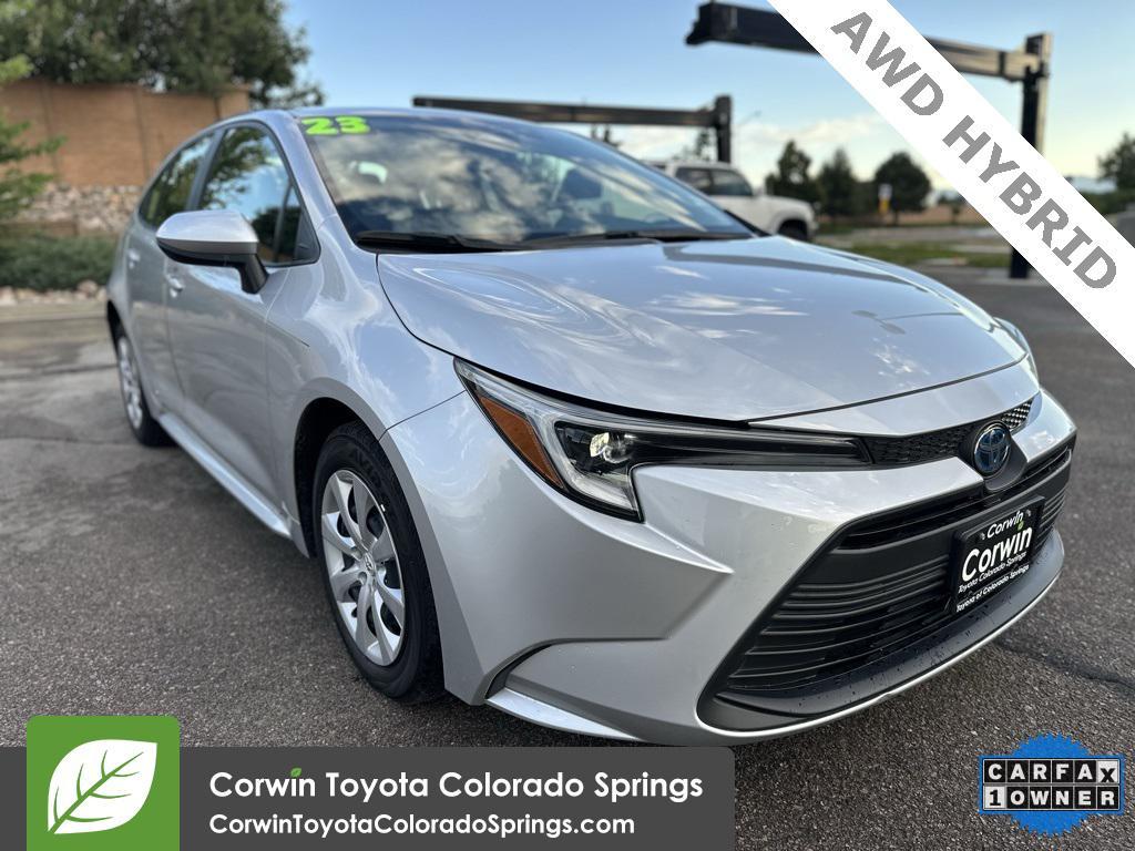 used 2023 Toyota Corolla Hybrid car, priced at $24,250