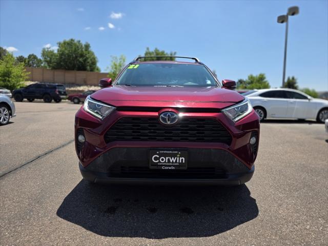 used 2021 Toyota RAV4 Hybrid car, priced at $27,000