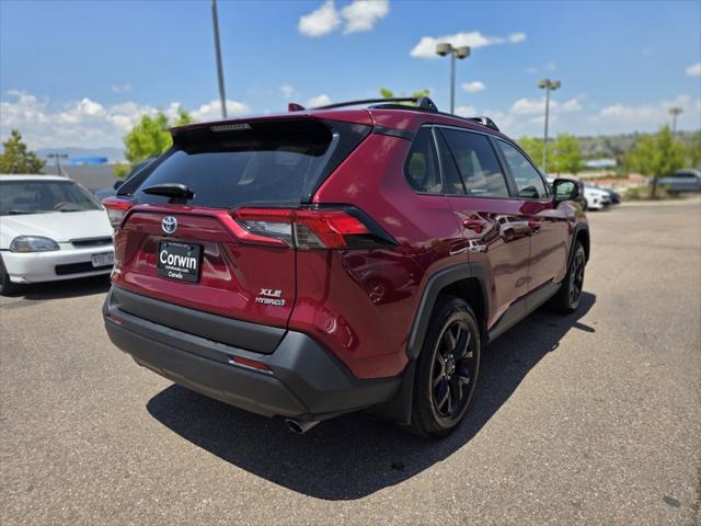 used 2021 Toyota RAV4 Hybrid car, priced at $27,000