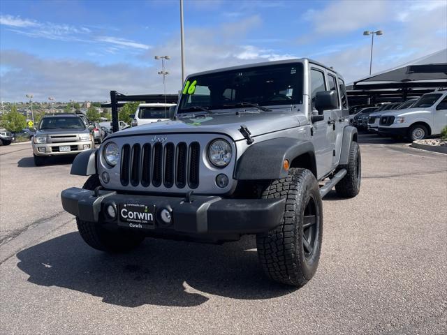 used 2016 Jeep Wrangler Unlimited car, priced at $20,500