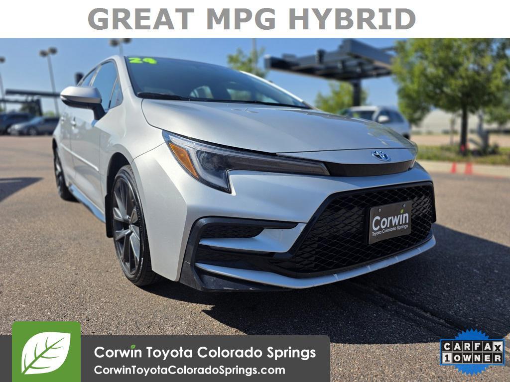 used 2024 Toyota Corolla Hybrid car, priced at $24,000