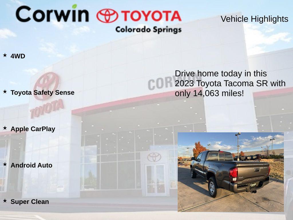 used 2023 Toyota Tacoma car, priced at $33,000
