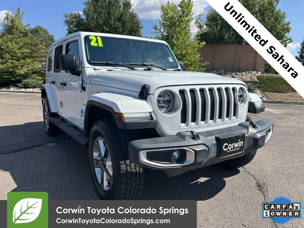 used 2021 Jeep Wrangler Unlimited car, priced at $31,000