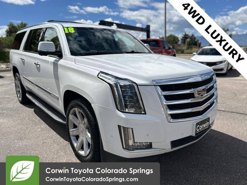 used 2018 Cadillac Escalade ESV car, priced at $25,000