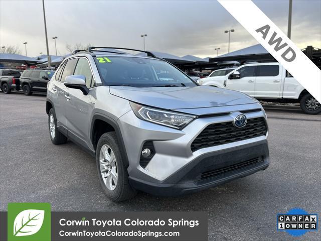 used 2021 Toyota RAV4 Hybrid car, priced at $31,500