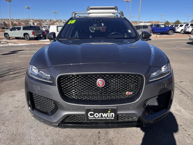 used 2018 Jaguar F-PACE car, priced at $17,500