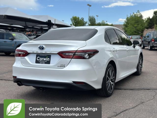 used 2021 Toyota Camry Hybrid car, priced at $27,500