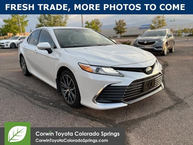 used 2021 Toyota Camry Hybrid car, priced at $27,500