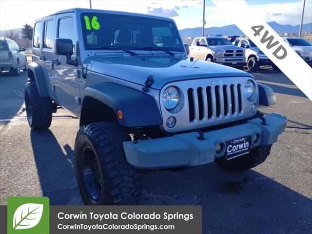 used 2016 Jeep Wrangler Unlimited car, priced at $20,500