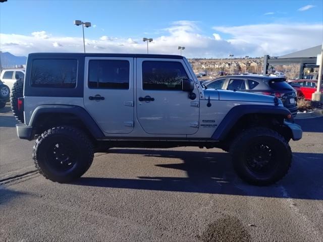 used 2016 Jeep Wrangler Unlimited car, priced at $20,500