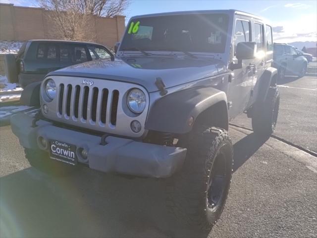 used 2016 Jeep Wrangler Unlimited car, priced at $20,500