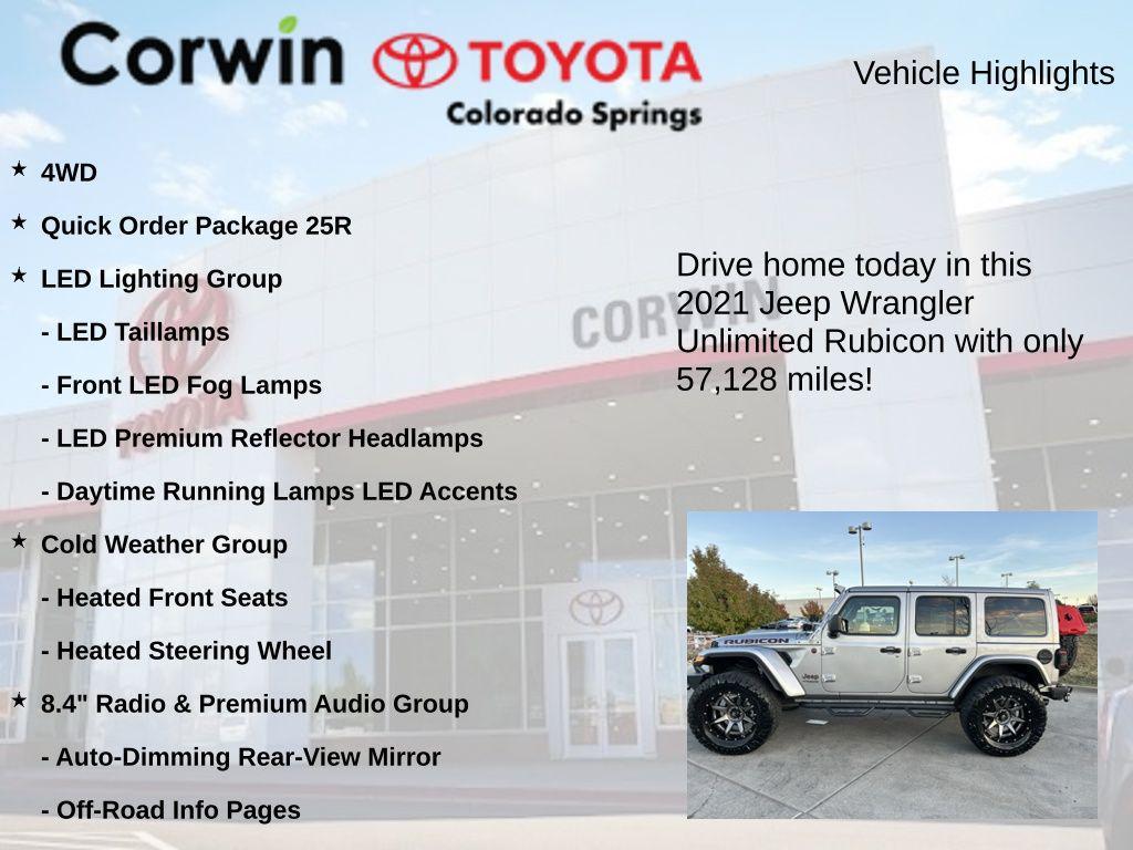 used 2021 Jeep Wrangler Unlimited car, priced at $35,000