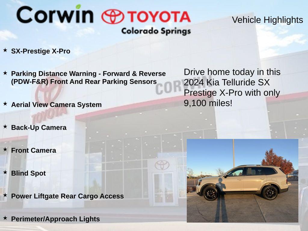 used 2024 Kia Telluride car, priced at $46,500