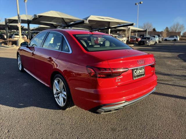 used 2023 Audi A4 car, priced at $24,500