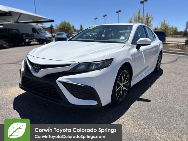 used 2021 Toyota Camry car, priced at $22,500