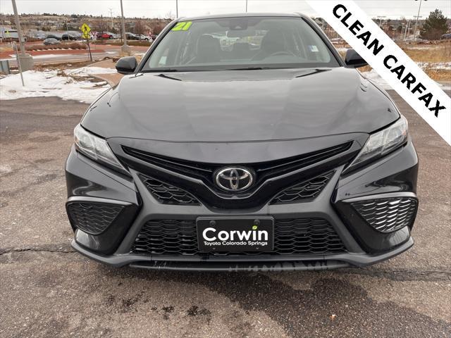 used 2021 Toyota Camry car, priced at $20,400