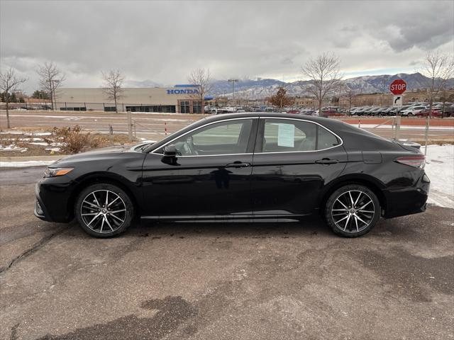 used 2021 Toyota Camry car, priced at $20,400