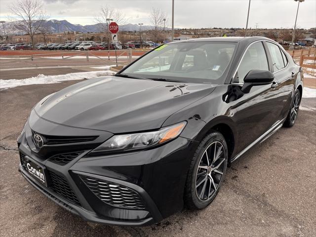 used 2021 Toyota Camry car, priced at $20,400