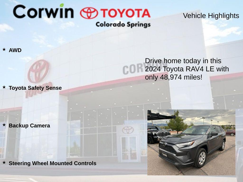 used 2024 Toyota RAV4 car, priced at $26,000