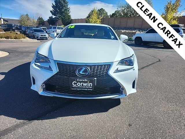 used 2016 Lexus RC 350 car, priced at $28,500