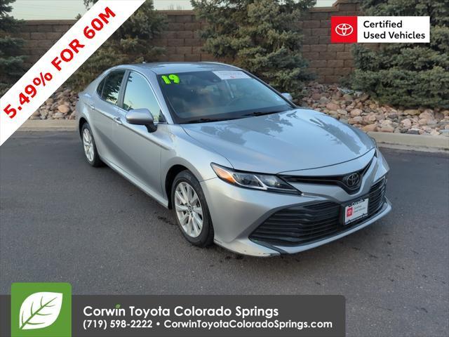 used 2019 Toyota Camry car, priced at $22,500