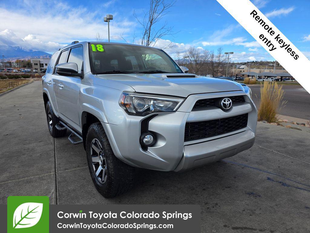 used 2018 Toyota 4Runner car, priced at $28,000
