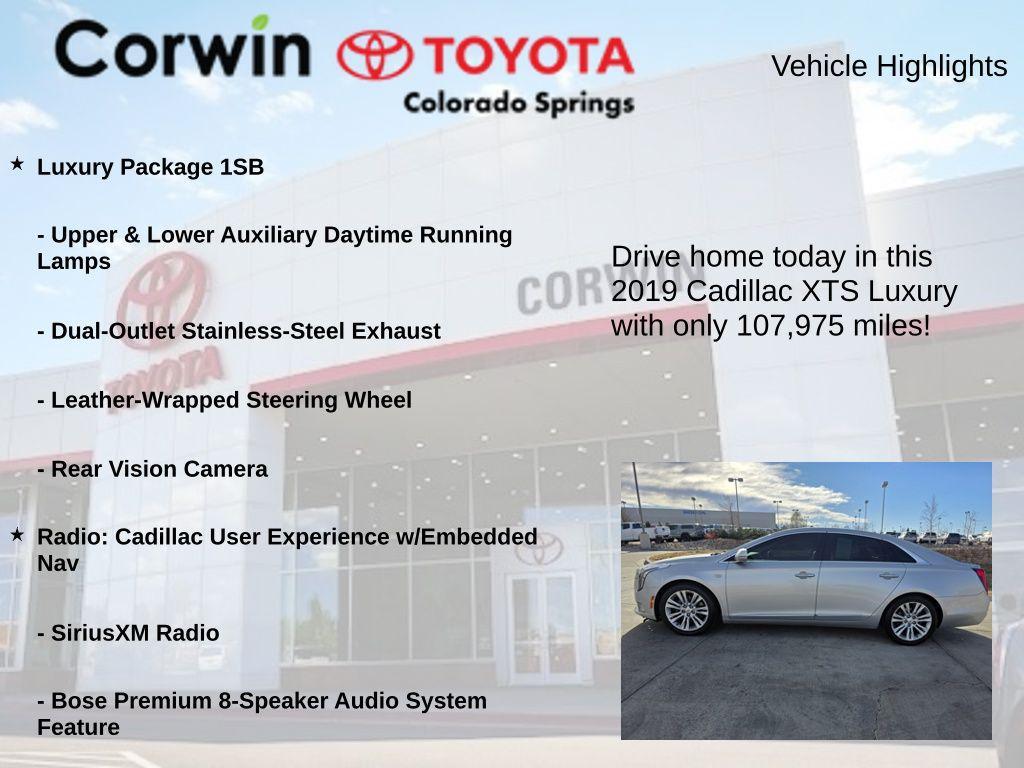 used 2019 Cadillac XTS car, priced at $14,500