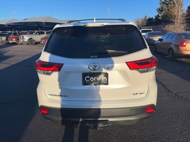 used 2019 Toyota Highlander car, priced at $23,250