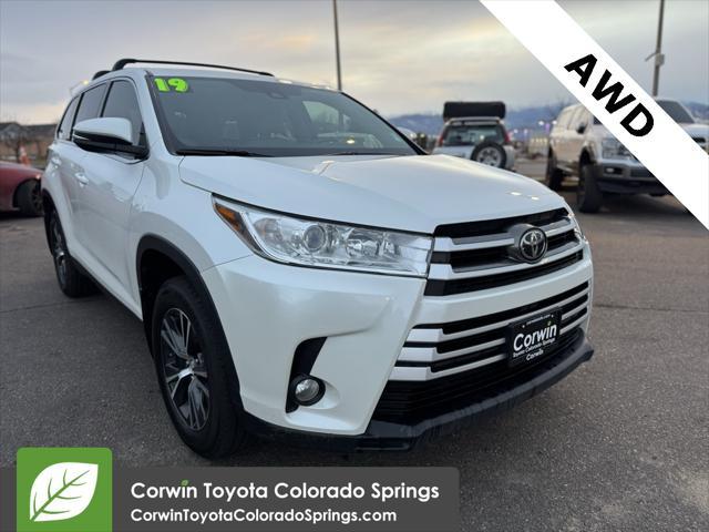 used 2019 Toyota Highlander car, priced at $23,250