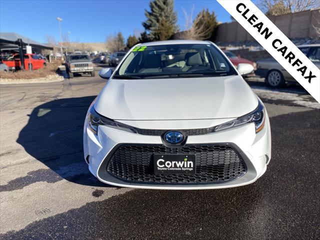 used 2022 Toyota Corolla Hybrid car, priced at $23,750