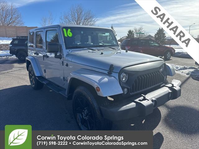 used 2016 Jeep Wrangler Unlimited car, priced at $15,500