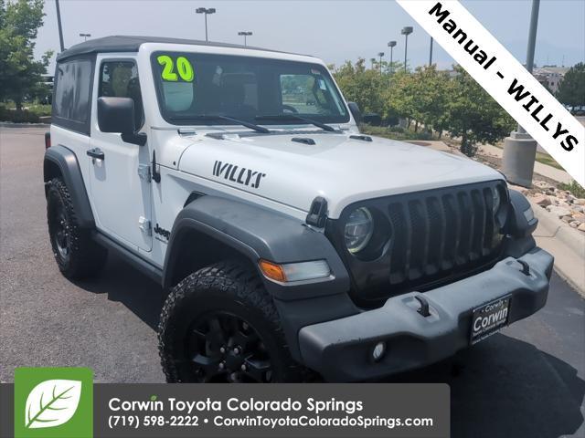 used 2020 Jeep Wrangler car, priced at $24,000