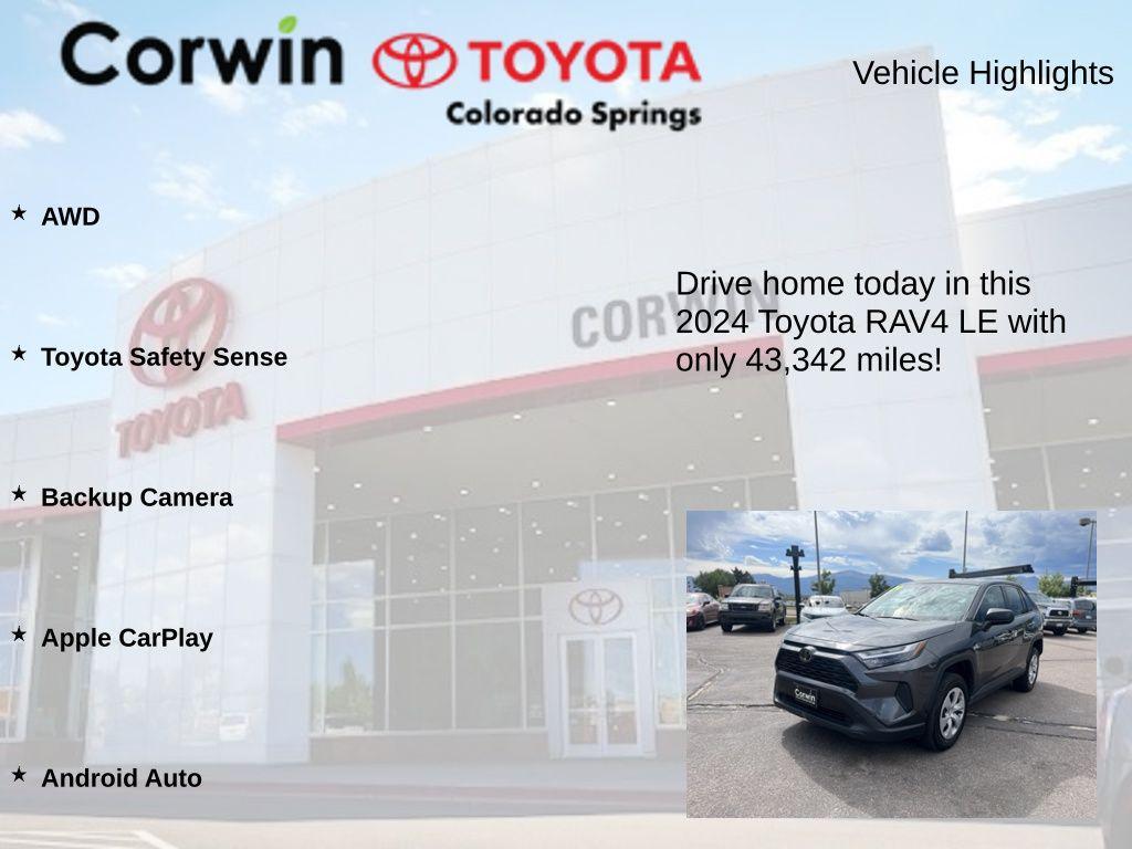 used 2024 Toyota RAV4 car, priced at $27,420