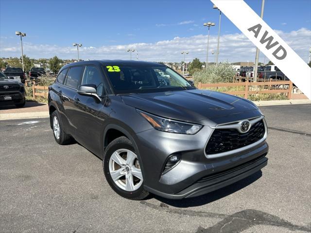 used 2023 Toyota Highlander car, priced at $32,500