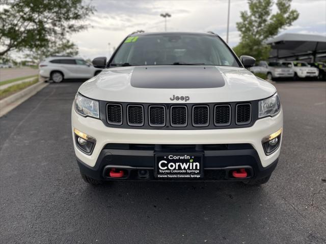 used 2021 Jeep Compass car, priced at $18,500