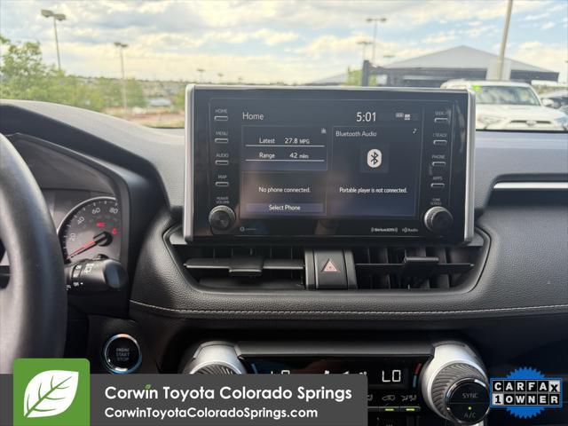 used 2021 Toyota RAV4 car, priced at $27,500
