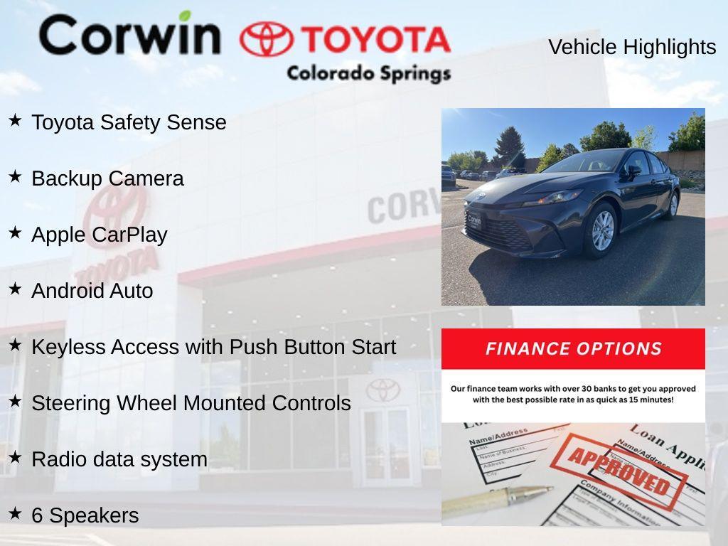 used 2025 Toyota Camry car, priced at $29,000