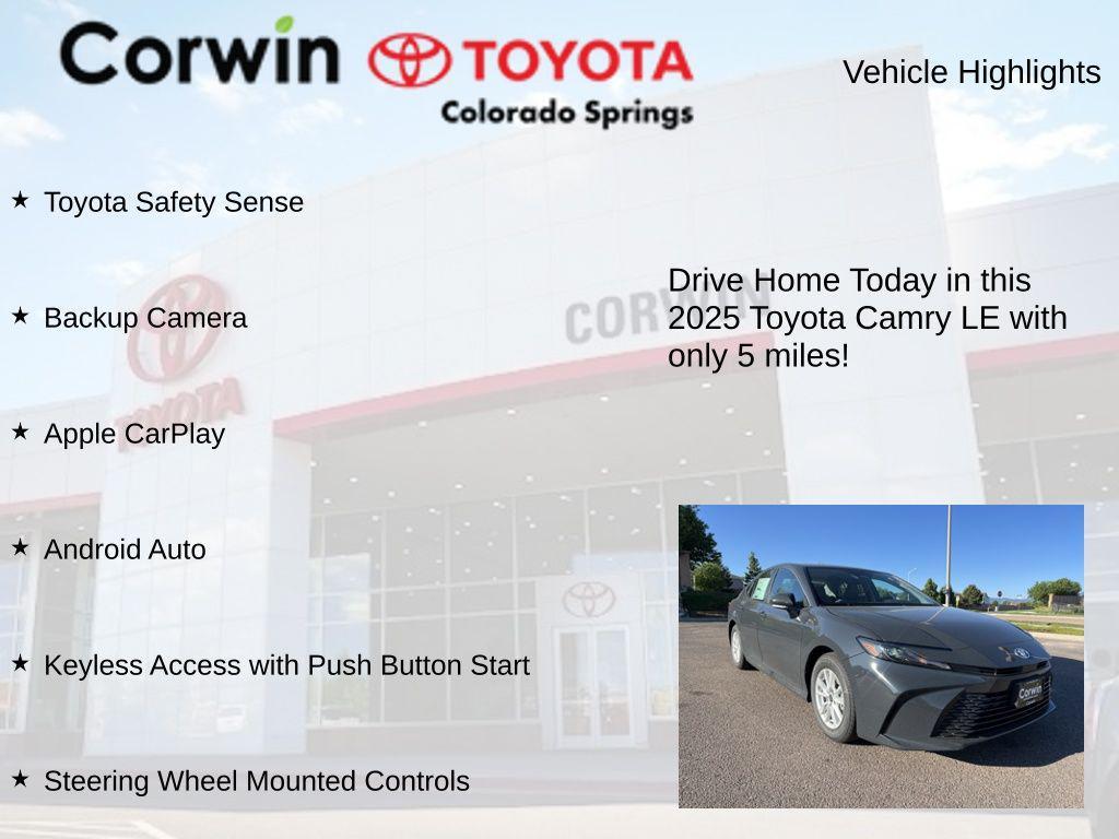 used 2025 Toyota Camry car, priced at $29,000