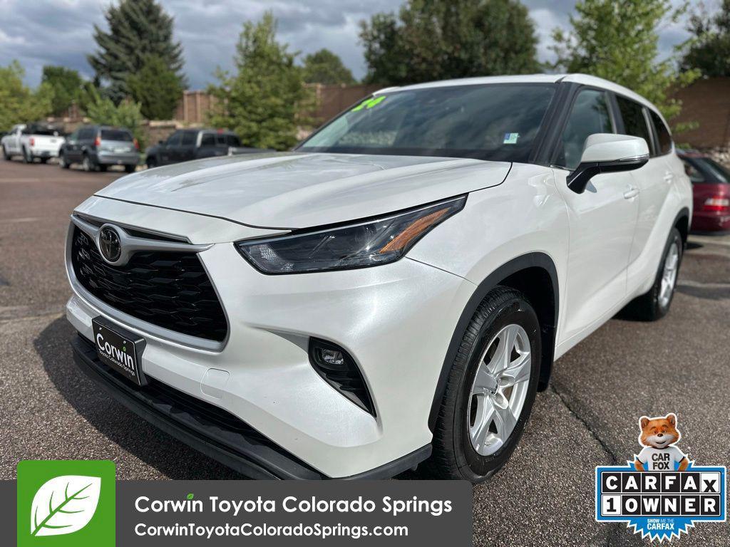 used 2024 Toyota Highlander car, priced at $34,000